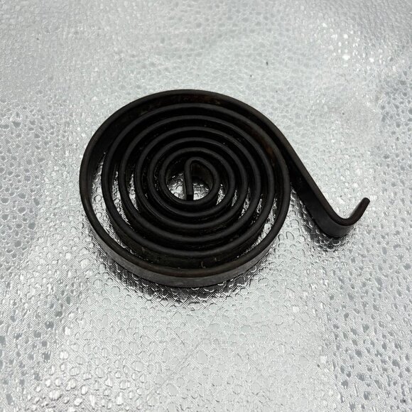 Vtg Cast‎ Iron Spiral Spring Paperweight Steampunk Urban Gritty Industrial Decor - Picture 1 of 7